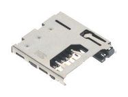 MICRO SD CARD, PUSH-PUSH, 8POS, SMT