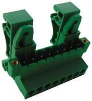 TERMINAL BLOCK, DIN RAIL, 8POS, 14AWG