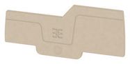 END PLATE, TERMINAL BLOCK, BEIGE