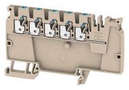 TERMINAL BLOCK, DIN RAIL, 2POS, 12AWG