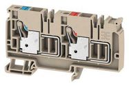 TERMINAL BLOCK, DIN RAIL, 2POS, 6AWG