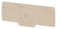 END PLATE, TERMINAL BLOCK, BEIGE