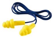 EAR PLUG, CORDED, 8KHZ, 32DB, YELLOW/BLU