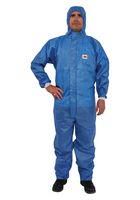 PROTECTIVE COVERALL, MEDIUM, BLUE/WHITE