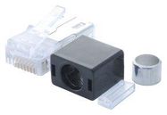 CONNECTOR, SHLD RJ45, PLUG, 8P8C, IDC