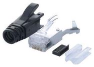 CONNECTOR, RJ45, PLUG, CAT6A, 8P, CRIMP