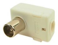 TV CONNECTOR, 90 DEG, PLUG, 75 OHM