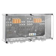 Combiner Box (Photovoltaik), 1000 V, 2 MPPT's, 3 Inputs / 3 Outputs per MPPT, With fuse holder, Surge protection II, Cable gland Weidmuller