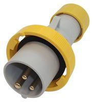 INDUSTRIAL PLUG, 2P, 16A, 110V, YEL