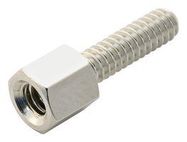 FEMALE SCREW LOCK, D-SUB, 14MM, 4-40UNC