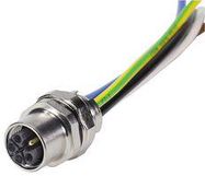 SENSOR CORD, 5P, M12 RCPT-FREE END, 0.3M