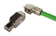 RJ45 CONN, R/A PLUG, 8P4C, 1PORT, CAT5