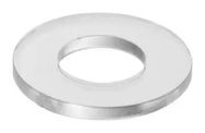 FLAT WASHER, NATURAL, M2, 4MM OD