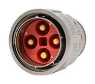 MIL SPEC CIR CONN, PLUG, 4P, 13-54/CRIMP