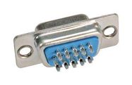 SOLDER CUP D-SUB CONNECTOR, HD15 FEMALE 26H1822