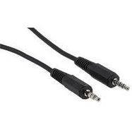 CABLE, 3.5MM 4 POLE PLUG-PLUG, 6FT, BLK