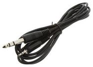 CABLE, 3.5MM STEREO PLUG-1/4" PLUG, 6FT