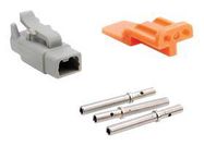 KIT, PLUG CONN/WEDGELOCK/CONTACT, 2POS