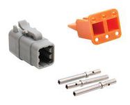 KIT, PLUG CONN/WEDGELOCK/CONTACT, 6POS