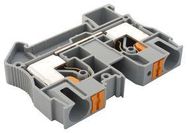 TERMINAL BLOCK, DIN RAIL, 2POS, 6AWG