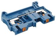 TERMINAL BLOCK, DIN RAIL, 2POS, 12AWG