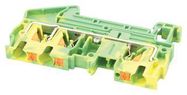 TERMINAL BLOCK, DIN RAIL, 3POS, 10AWG