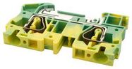 TERMINAL BLOCK, DIN RAIL, 2POS, 8AWG