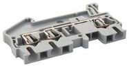 TERMINAL BLOCK, DIN RAIL, 3POS, 12AWG