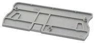 END COVER, CLAMP DIN RAIL TERMINAL BLOCK