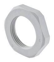 GLAND LOCKNUT, NYLON, M20X1.5, GREY