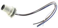 SENSOR CORD, 4P, M12 PLUG-FREEEND, 150MM