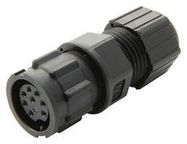 CIRCULAR CONNECTOR, RCPT, 3POS, CABLE