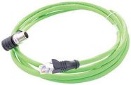 SENSOR CORD, 4P M12 PLUG-PLUG, 1M