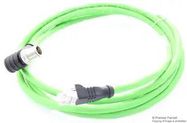 SENSOR CORD, 8P M12 PLUG-RJ45 PLUG, 2M