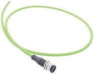 SENSOR CORD, 8P M12 RCPT-FREE END, 1M