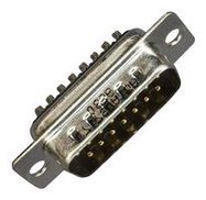 D SUB CONN, PLUG, 15POS, SOLDER