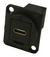 USB ADAPTER, TYPE C-TYPE C, RCPT, PLAIN