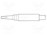 Tip; chisel; 0.6x0.3mm JBC TOOLS