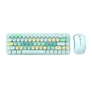 Wireless keyboard + mouse set MOFII Bean 2.4G (Green), MOFII