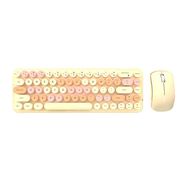 Wireless keyboard + mouse set MOFII Bean 2.4G (Milk Tea), MOFII