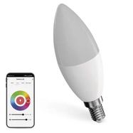 LED Bulb GoSmart Candle / E14 / 4.8 W (40 W) / 470 lm / RGB / dimmable / Zigbee, EMOS