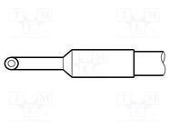 Tip; minispoon; 2.3mm; longlife JBC TOOLS