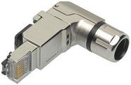 RJ45 ENET CONN, CAT6A, PLUG, 8POS, CABLE