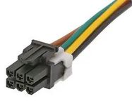 CABLE ASSY, 6POS, RCPT-RCPT, 1M