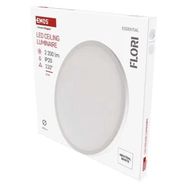 LED luminaire FLORI round, white, 22W, neutral white, EMOS