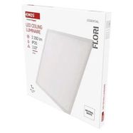 LED luminaire FLORI square white, 22W, neutral white, EMOS