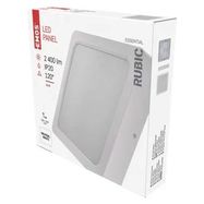 LED surface luminaire RUBIC, square, white, 24W, neutral white, EMOS