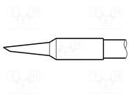 Tip; conical sloped; 1.2mm; longlife JBC TOOLS