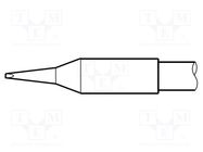 Tip; chisel; 0.6x0.3mm; longlife JBC TOOLS