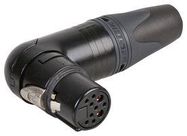 CONNECTOR, XLR AUDIO, RCPT, 8SIG+2PWR